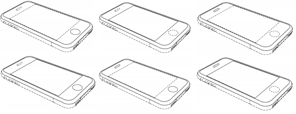 Broken line permutations in design patent drawings