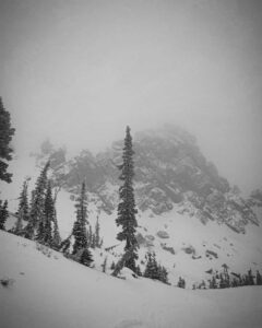 Snowbasin in Clouds, Utah