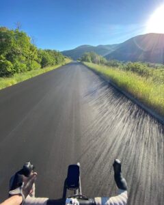 Riding up to Big Mountain, UT