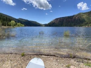 Lemon Lake near capacity, Durango, Colorado