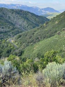 Photograph from Big Mountain in Utah